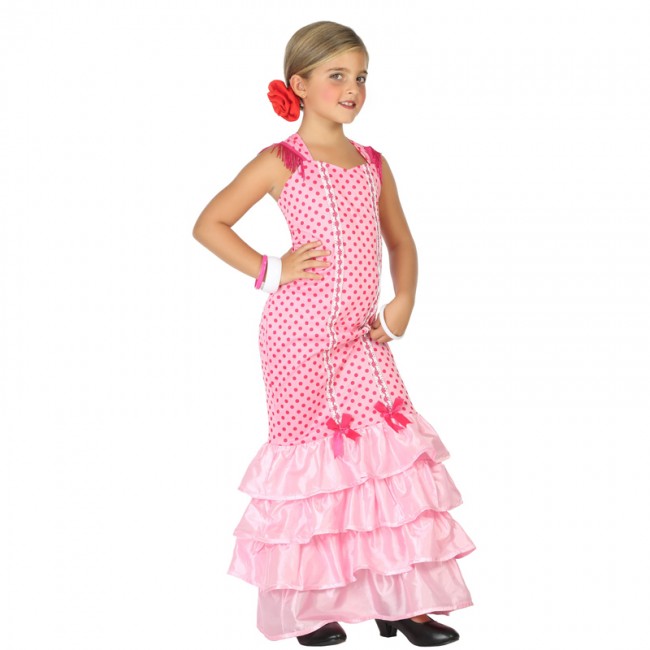 D guisement Flamenco Rose fille pour enfant Achat en ligne