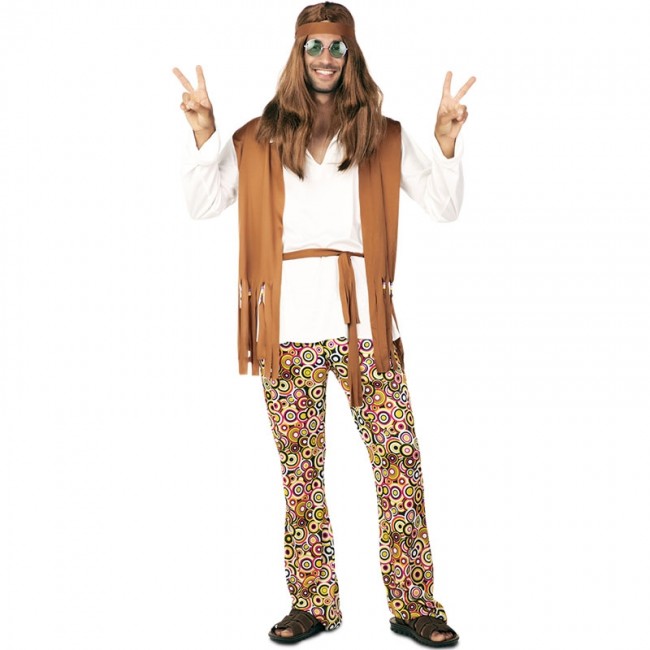 Accessoires de Vêtements Disco Homme Hippie pour Hommes Années 60 7