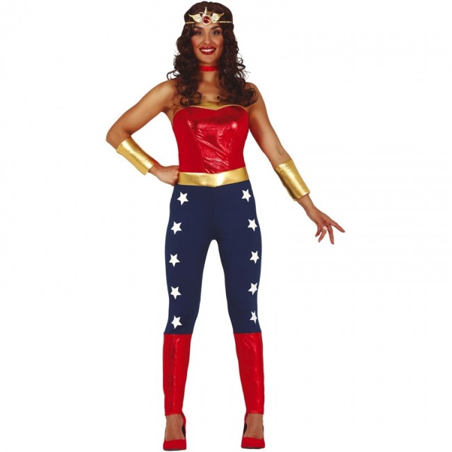 Déguisement super héros fille Wonder Woman carnaval – Bébé Filou