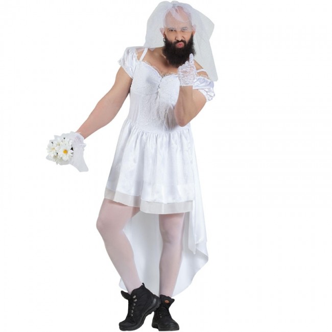 Homme en robe de mariée sales