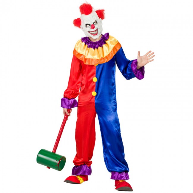 Déguisement Clown Fluo - Homme - Déguisement Adulte - Rue de la Fête