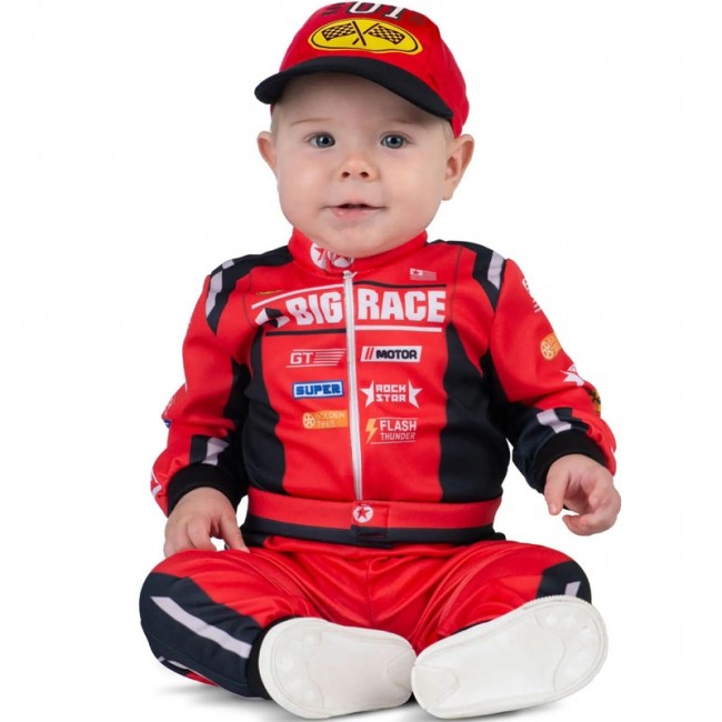 Pilote de course / pilote de voiture habillé casquette rouge pour garçons  et filles 