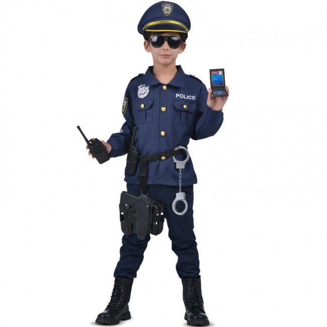 Costume de policier + accessoires pas cher 