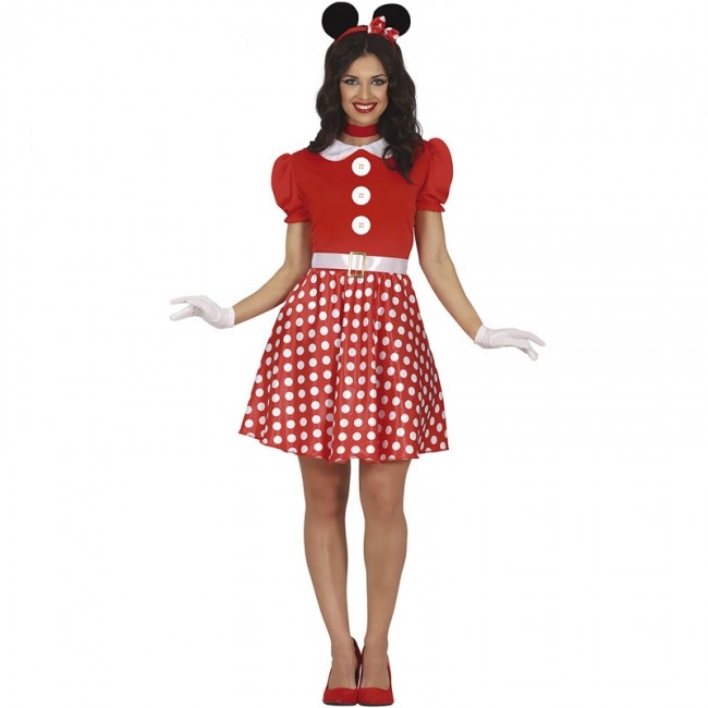 ▷ Déguisement Souris Minnie Mouse à la mode pour Femme