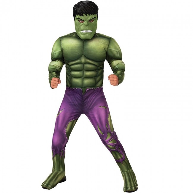 ▷ Déguisement Super-héros de luxe Hulk pour garçon