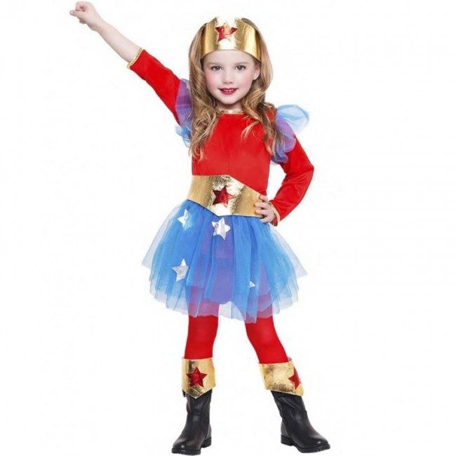 ▷ Déguisement Super-héroïne Wonder Woman pour Fille【Achat en ligne】