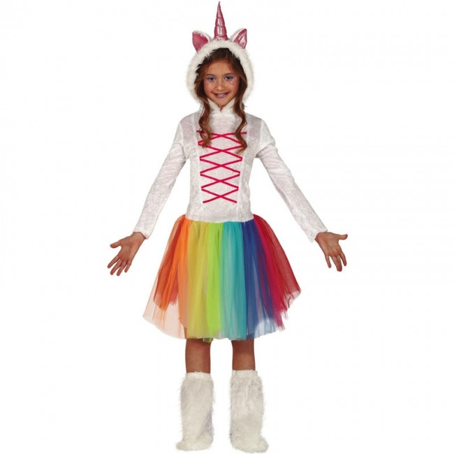 Deguisement Licorne Multicolore Pour Fille Achat En Ligne