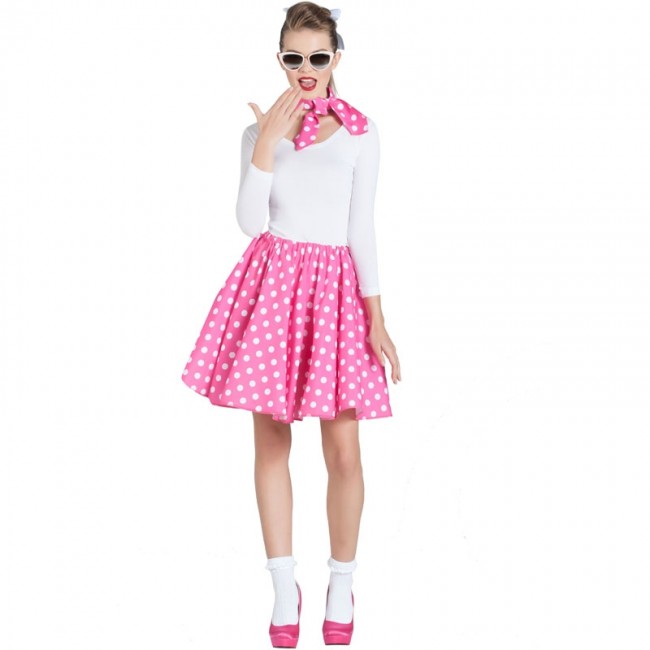 D guisement Jupe rose Ann es 60 pour Femme en ligne