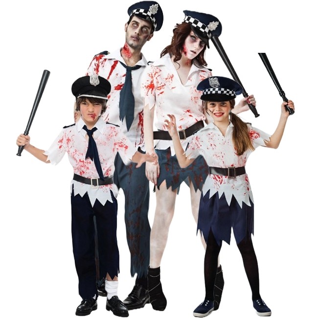 Costumes de policiers zombies pour les enfants par 22,25 €