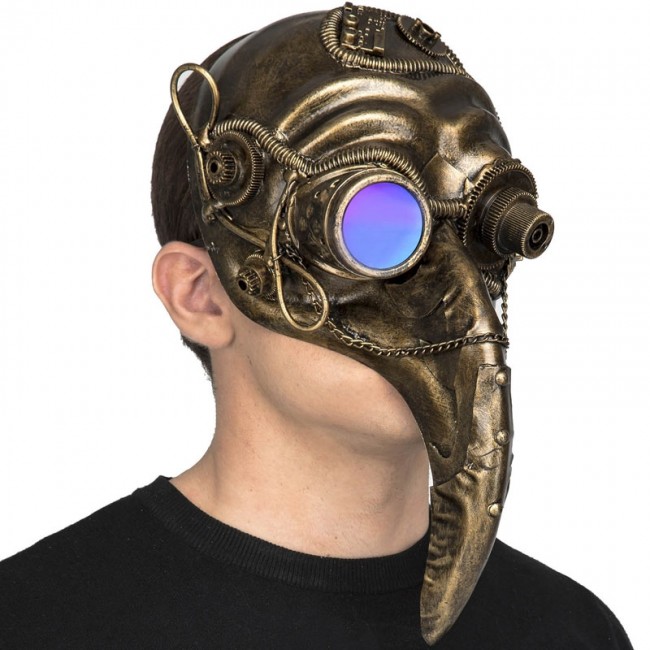 Masque à Gaz Steampunk Peste