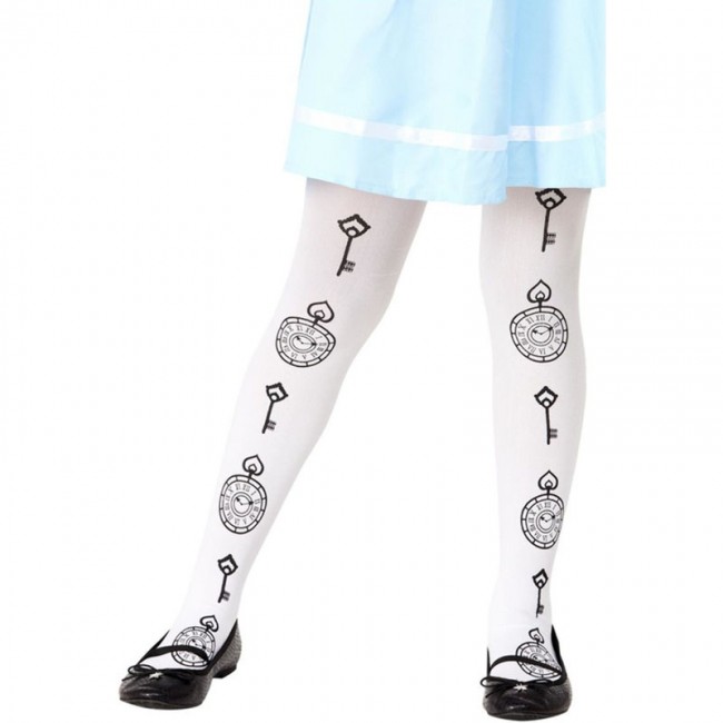 Collant alice au top pays des merveilles