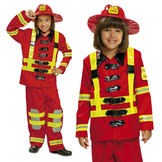 Rubies-déguisement officiel Disney-Déguisement Pour Enfant  Luxe Sam Le Pompier-Taille M I-610901M 