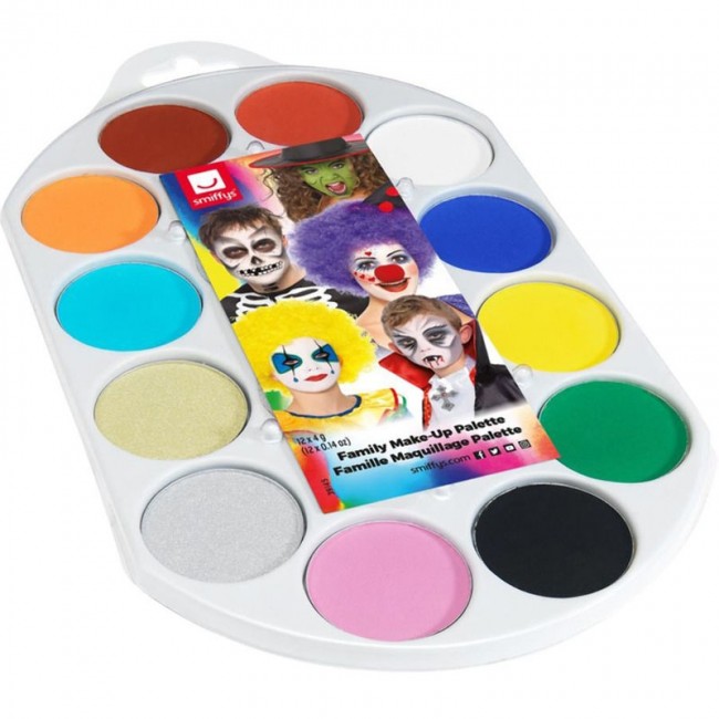 Palette de maquillage à base d'eau pour enfants, kit de peinture