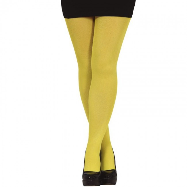 Collants jaunes pour femmes