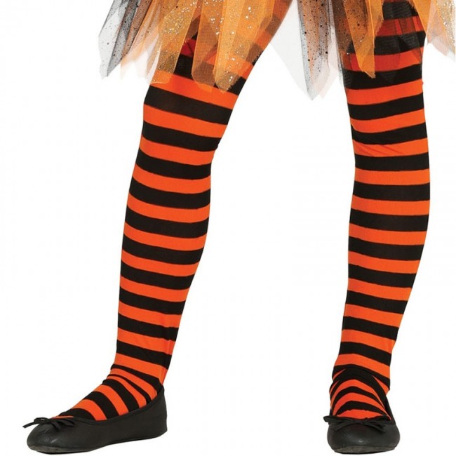 Collant sales orange fille