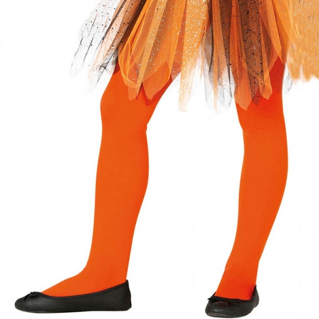 Collant orange fille new arrivals