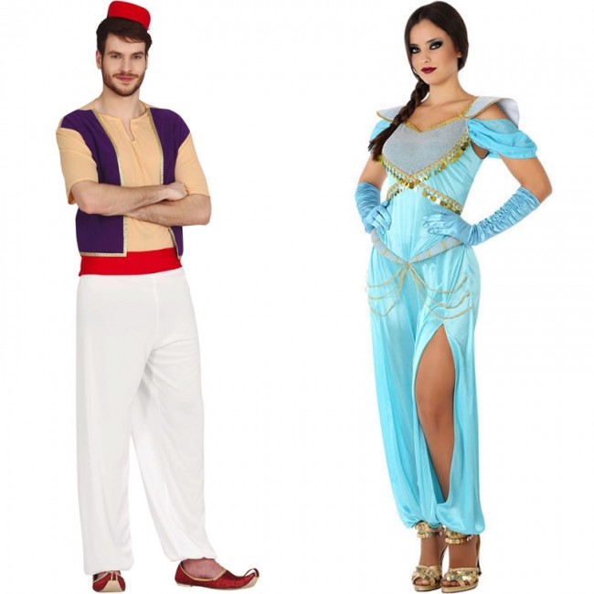 Costume Princesse Disney aladin Déguisement jasmine enfant taille