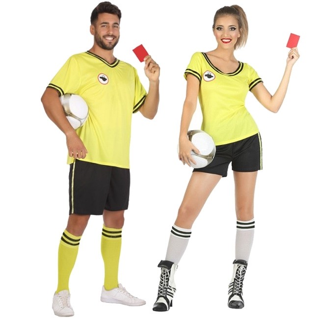 Deguisement pour couple Arbitres Football pour adulte
