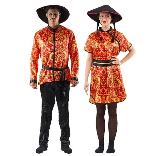 Deguisement pour couple Chinois Grand Dragon pour adulte