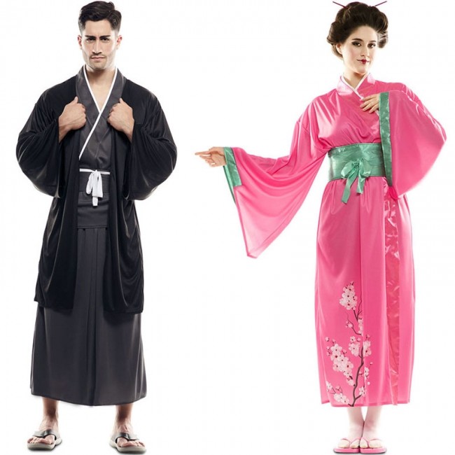 Costume Japonais avec accessoires - Déguisement de toutes tailles