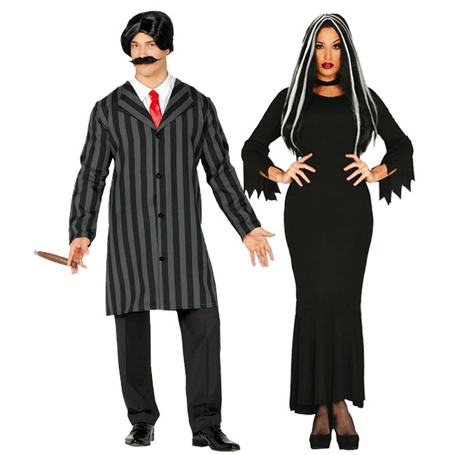 Deguisement Pour Couple Famille Addams Pour Adulte