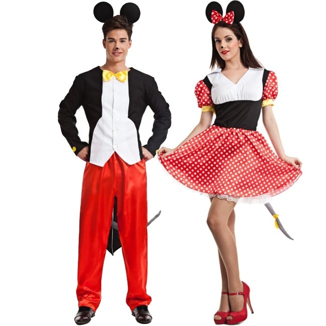 D guisements Souris Mickey et Minnie Mouse