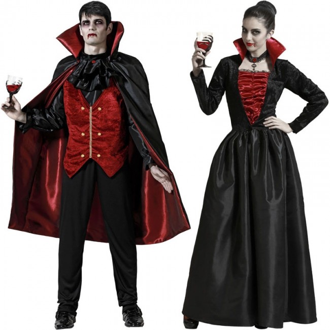 Costumes en couple Vampires sinistres pour adulte