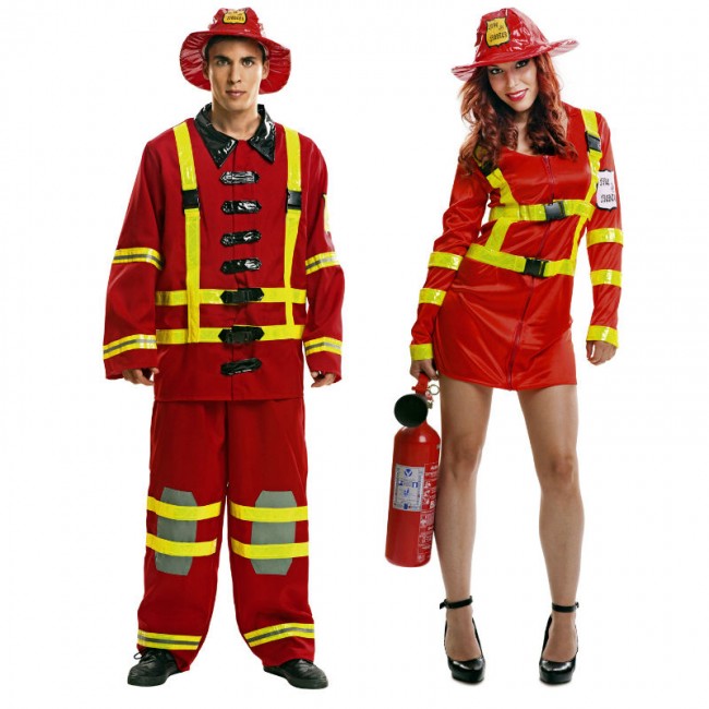 Déguisements Pompiers adultes pour couples - Achat en ligne