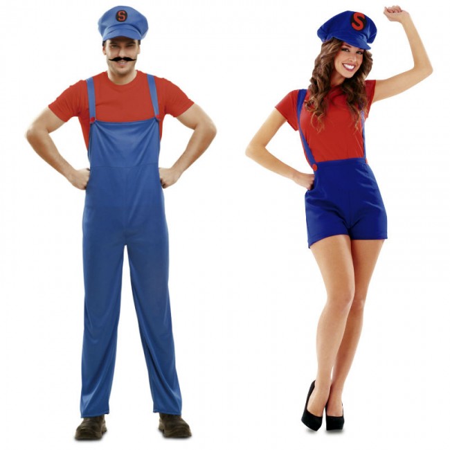 Déguisement de couple Mario™ adulte : Deguise-toi, achat de