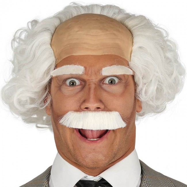 Perruque einstein déguisement hot sale