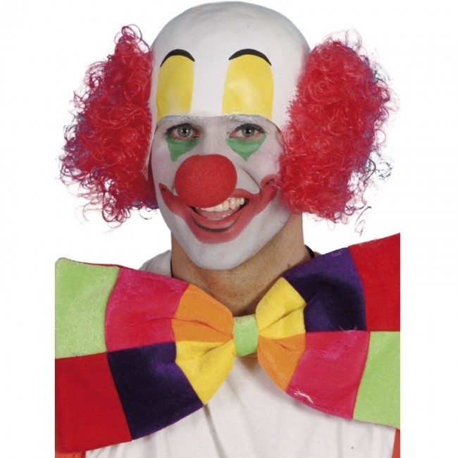 Perruque clown rouge deals