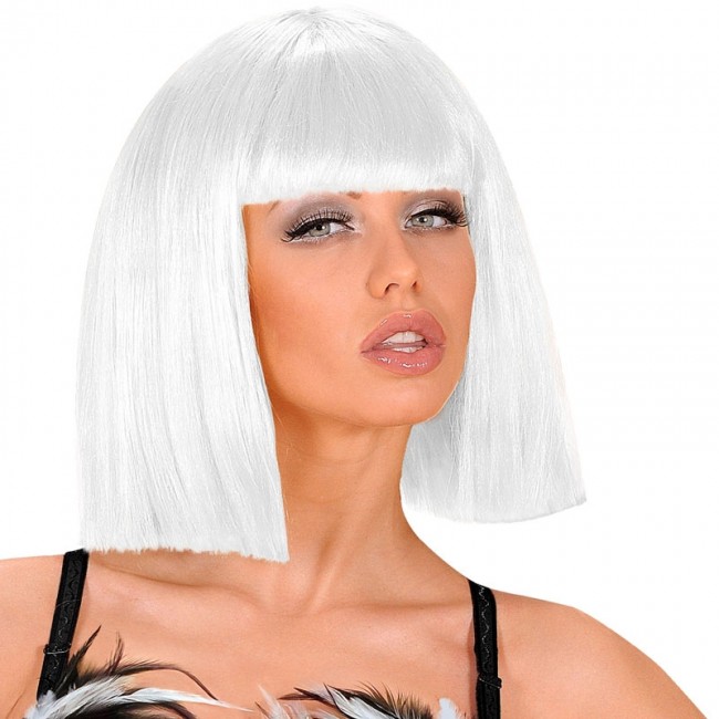 Perruque gyptienne blanche