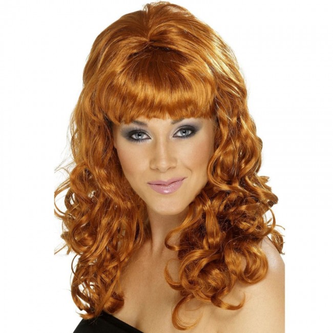 Perruque ondul e rousse pour d guisement Achat en ligne