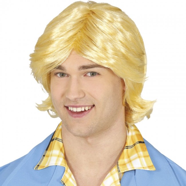 Perruque blonde homme clearance