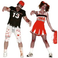 Déguisement Garçon Zombie Football Américain - Taille au choix - Jour de  Fête - Halloween - Evènements