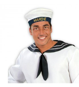 Syhood Chapeaux de Marin Bleus et Blancs Chapeau de Marin pour Accessoire de Costume 1 Paque Fête de Déguisement 