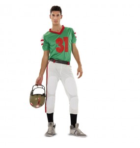 Déguisement Joueur Rugby Vert