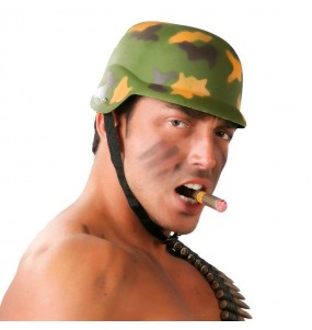 Casque militaire camouflage