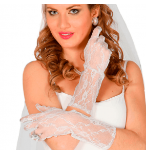 Gants Dentelle Blanche