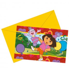 Invitations Dora l'Exploratrice - Nickelodeon™