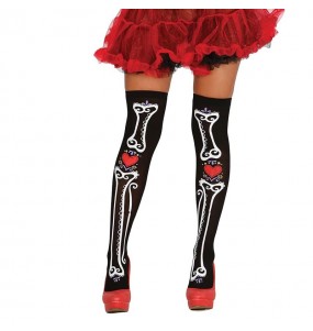 Paire de bas Squelette Catrina