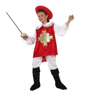 Déguisement Mousquetaire Rouge garçon