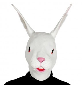 Masque Lapin Blanc