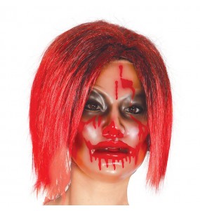 Masque Zombie Femme Transparent