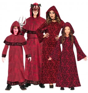 Costumes Maîtres sataniques pour groupes et familles