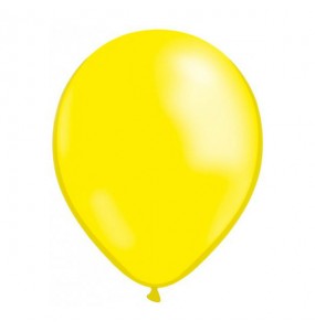 50 Ballons Métalliques - Jaune