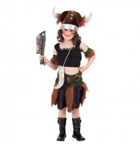 Déguisement Viking Barbare pour fille