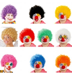 Perruque Bouclée Clown