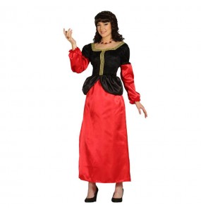 Déguisement Dame Médiévale Rouge femme