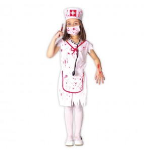 Déguisement Infirmière Sanglante Zombie Enfant